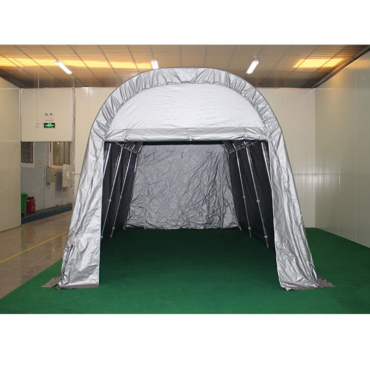 CP025 Tipo metálico Metal impermeable resistente al agua refugio para automóviles cubiertas de cochera para jardín