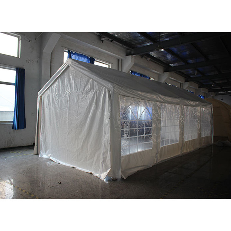 Cuadro de metal superior verde exterior resistente al agua 11 * 25M Carport para eventos comerciales