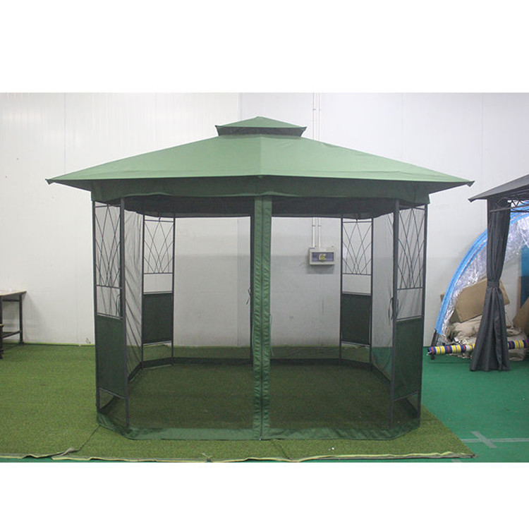 Tenda de jardín para barbacoa al aire libre Reemplazo de cubierta de techo para fabricación impermeable Gazebo de acero