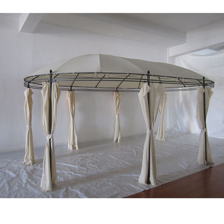 Cuadro de acero con cubierta de acero recubierto para fiestas de jardín 3.5*5.3*2.65M para fiestas de jardín al aire libre
