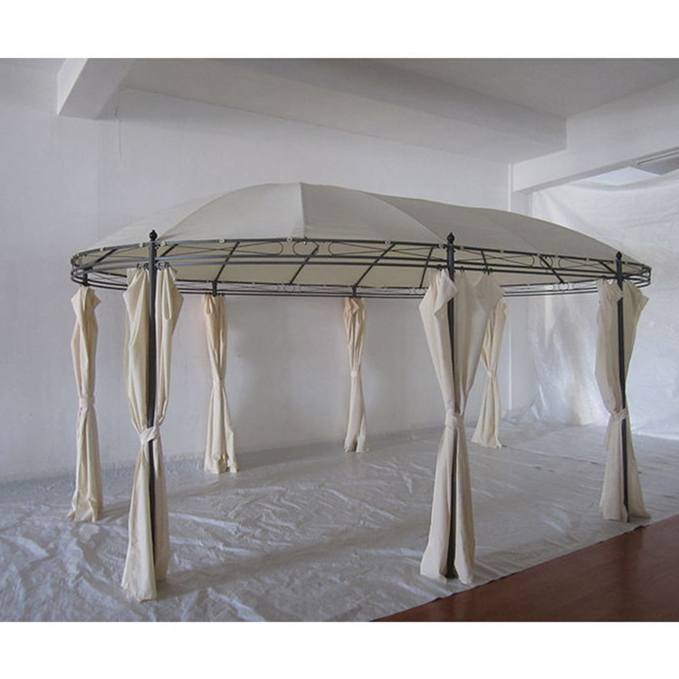 Pergolas de la parte superior del arco de la boda con dosel de aluminio exterior recubierto de PA
