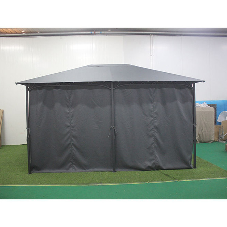 Cuadro de aluminio recubierto de PA impermeable Gazebo portátil para jardín fácilmente ensamblado