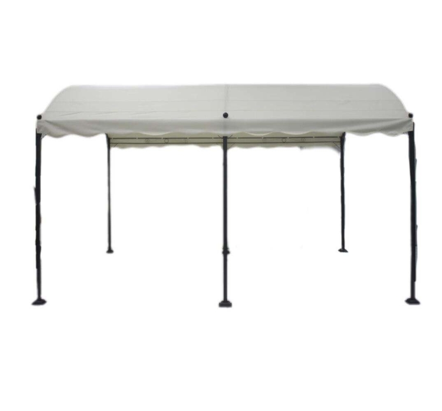 PVC 3x4x2.75M Ferro curvo Gazebos al aire libre Arcos Arcos Pergolas Puente para jardín